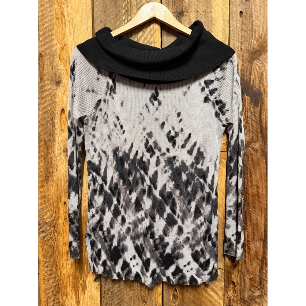 Rock Republic Sweater Womens L Cowl Neck Y2K Grunge Goth Whimsigoth Indie
